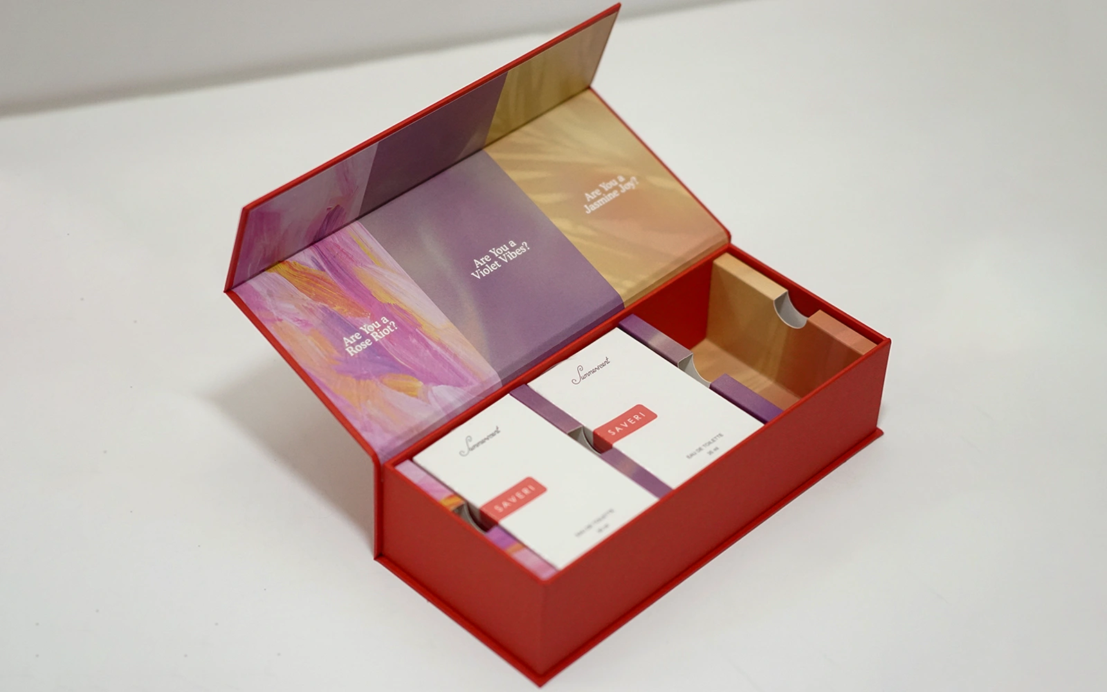 Essentials Box Flip-Top Warna Cerah - Kemasan Enerjik Berkelas D'ArtBox