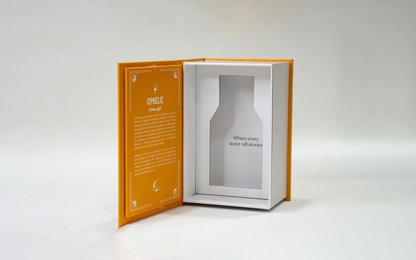 Essentials Box Tipografi Kuat - Kemasan Parfum Cerah D'ArtBox