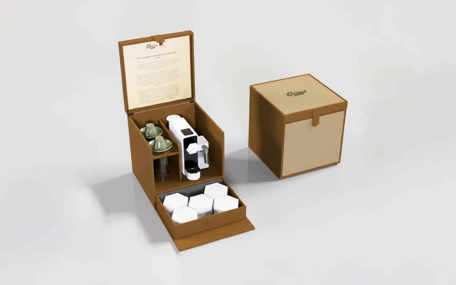 Signature Box Peralatan Kopi Premium - Kemasan Fungsional Elegan D'ArtBox